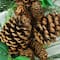 24" Mixed Pine Artificial Wreath with Pinecones